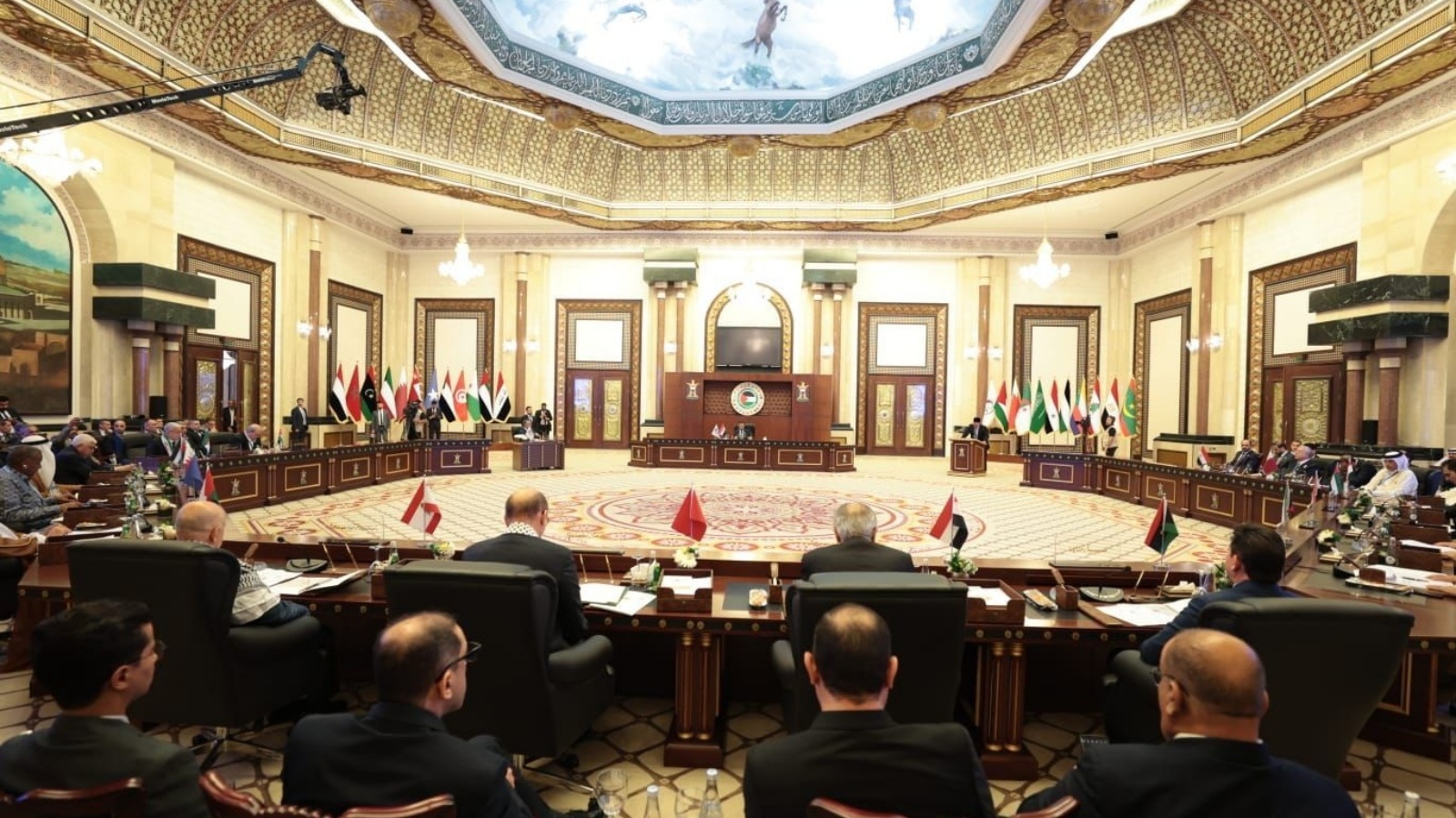 المؤتمر الطارئ لاتحاد البرلمانات العربية الذي اختتم اعماله في بغداد الأربعاء 18 أكتوبر 2023 (رسمي)