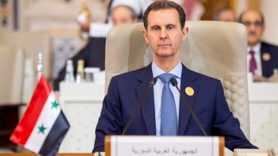 رئيس النظام السوري بشار الأسد خلال القمة الطارئة للجامعة العربية ومنظمة التعاون الإسلامي في الرياض، في 11 نوفمبر 2023