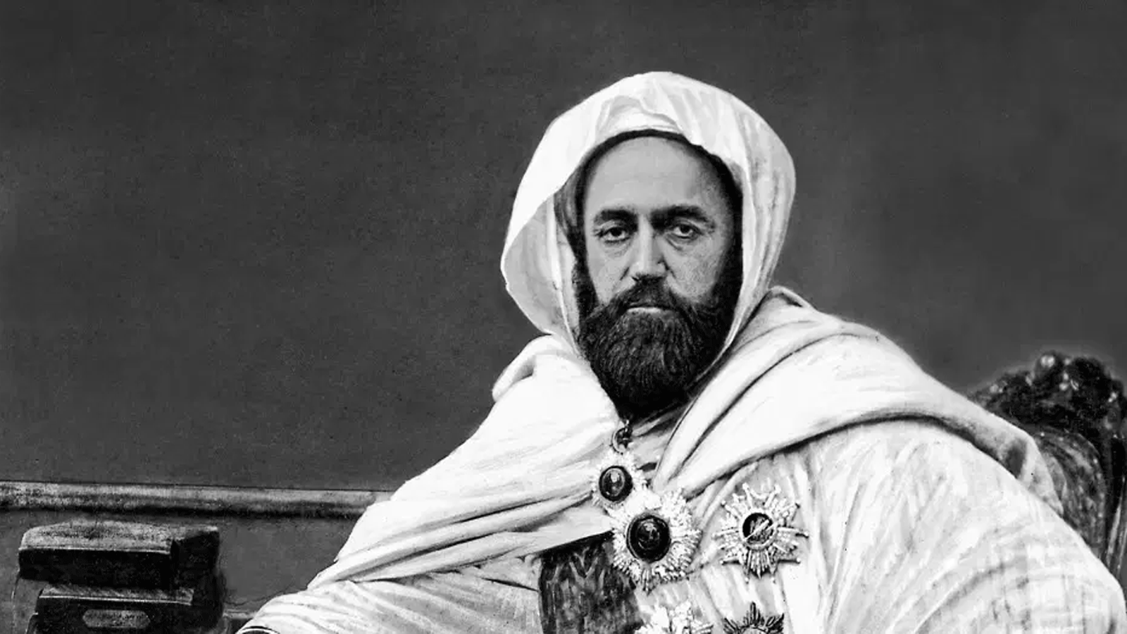 صورة الأمير عبد القادر عام 1852، في دمشق.