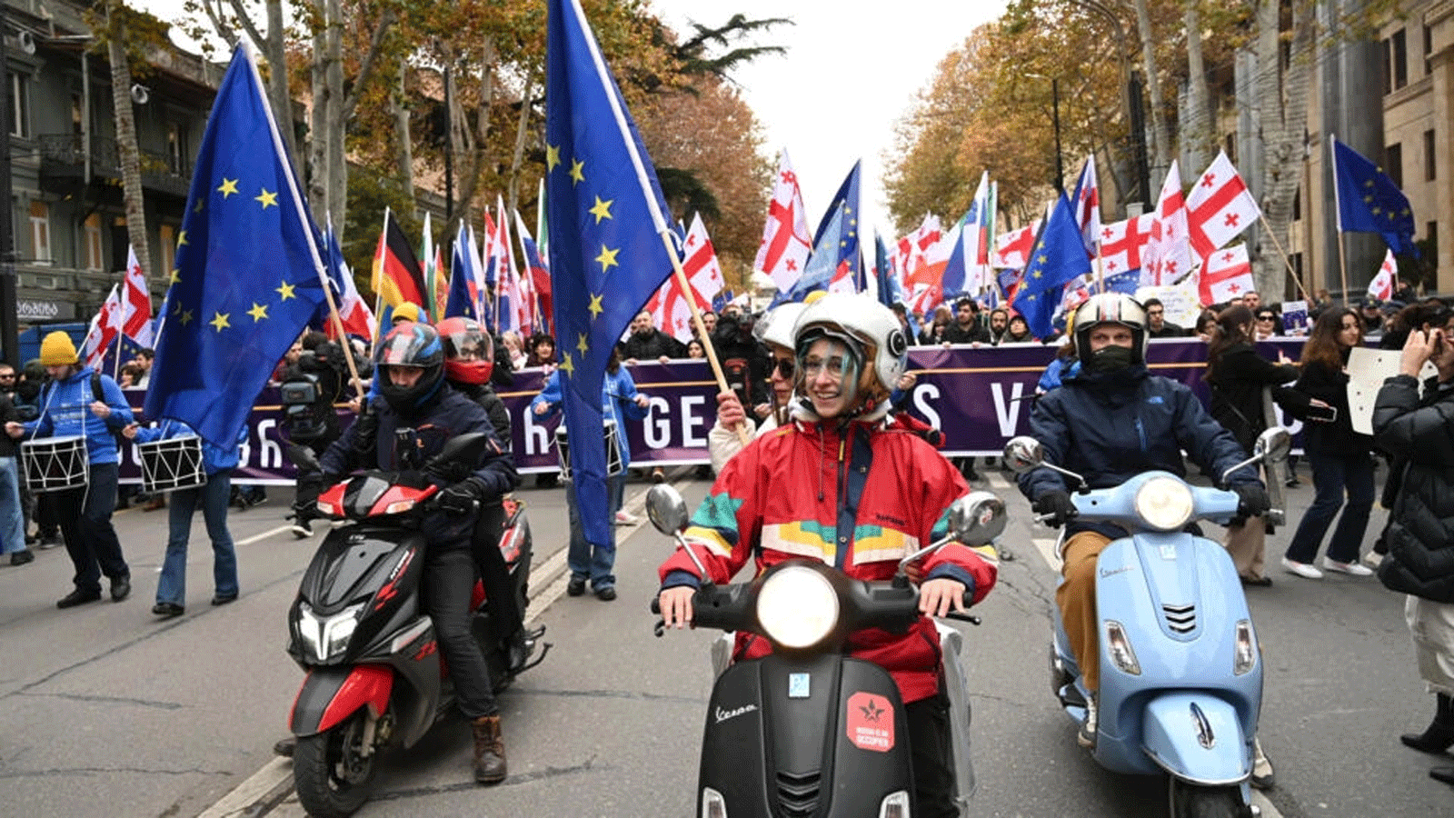 غالبية السكان يؤيدون عضوية الاتحاد الأوروبي في جورجيا