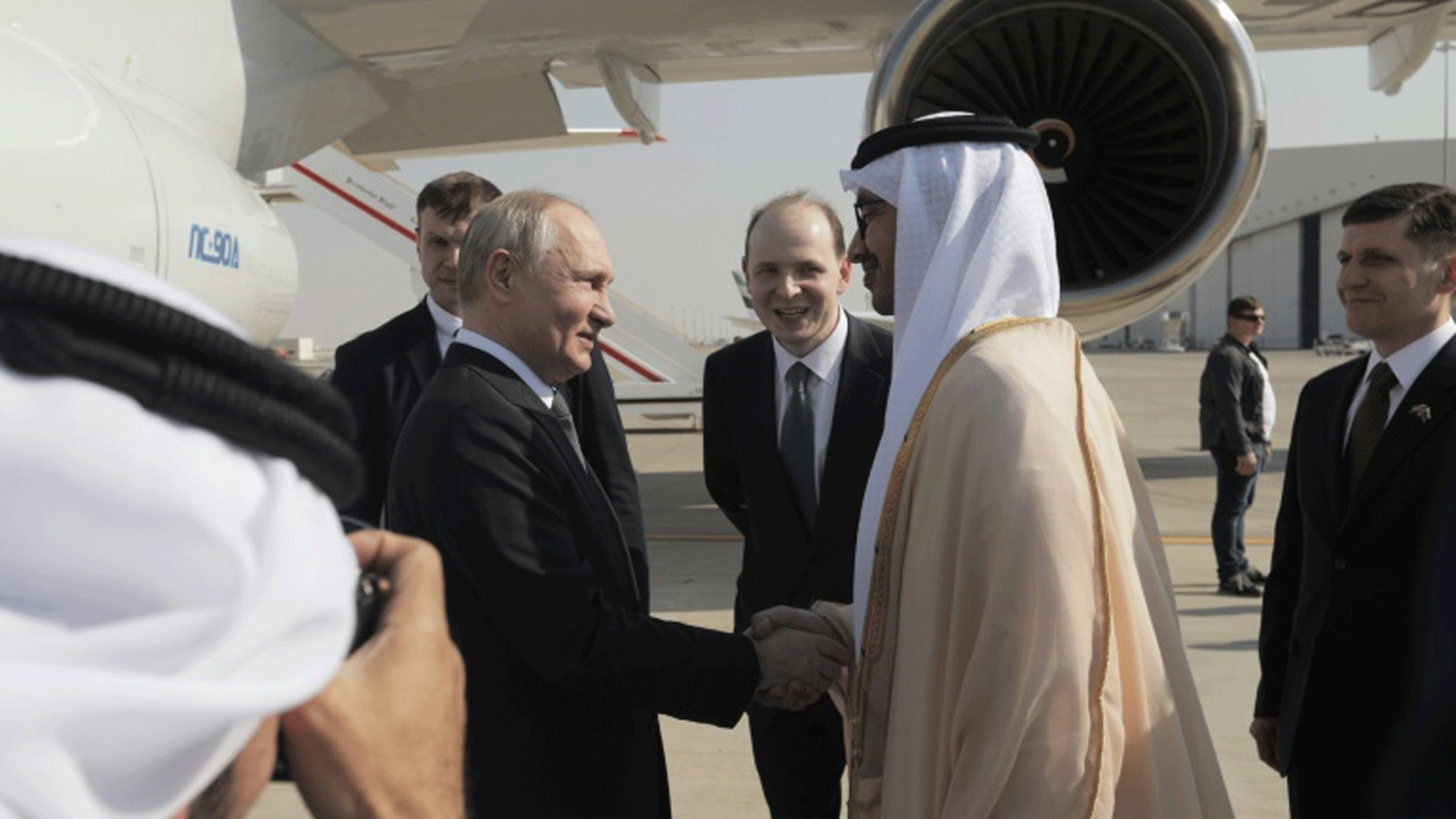 وصول الرئيس فلاديمير بوتين الى السعودية