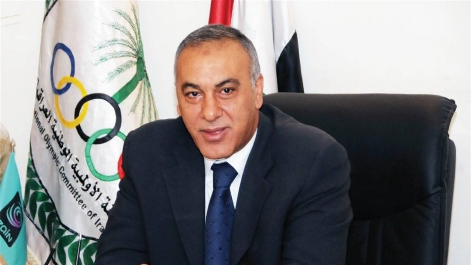 رئيس اللجنة الأولمبية العراقية رعد حمودي (واع)