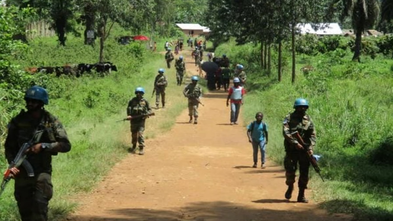 دورية لبعثة مونوسكو في بينغا، شمال كيفو_الكونغو الديمقراطية(Monusco)