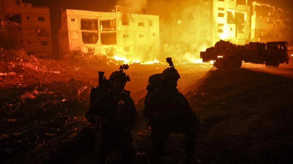 صورة مؤرخة في 20 كانون الأول/ديسمبر لجنود إسرائيليين خلال عملية في شمال قطاع غزة