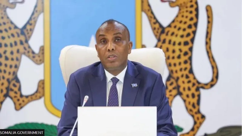 SOMALIA GOVERNMENT | بينما أدان رئيس الوزراء الصومالي حمزة عبد الباري الاتفاق فإنه دعا السكان إلى التزام الهدوء