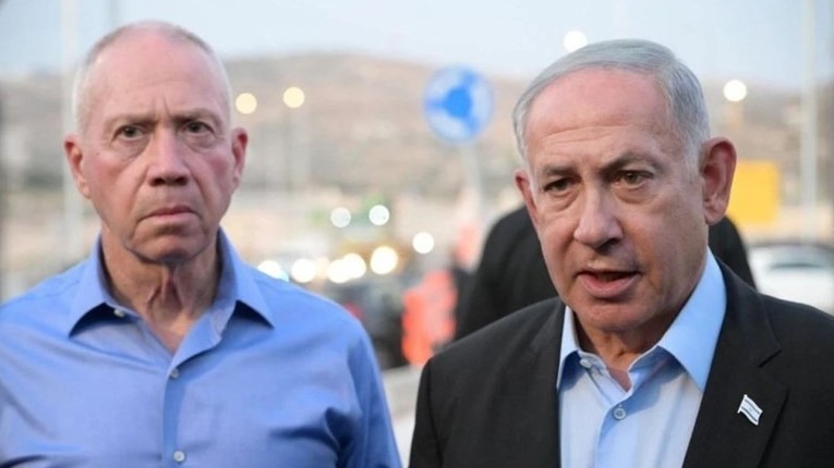 رئيس الوزراء الإسرائيلي بنيامين نتنياهو ووزير دفاعه يواف غالانت