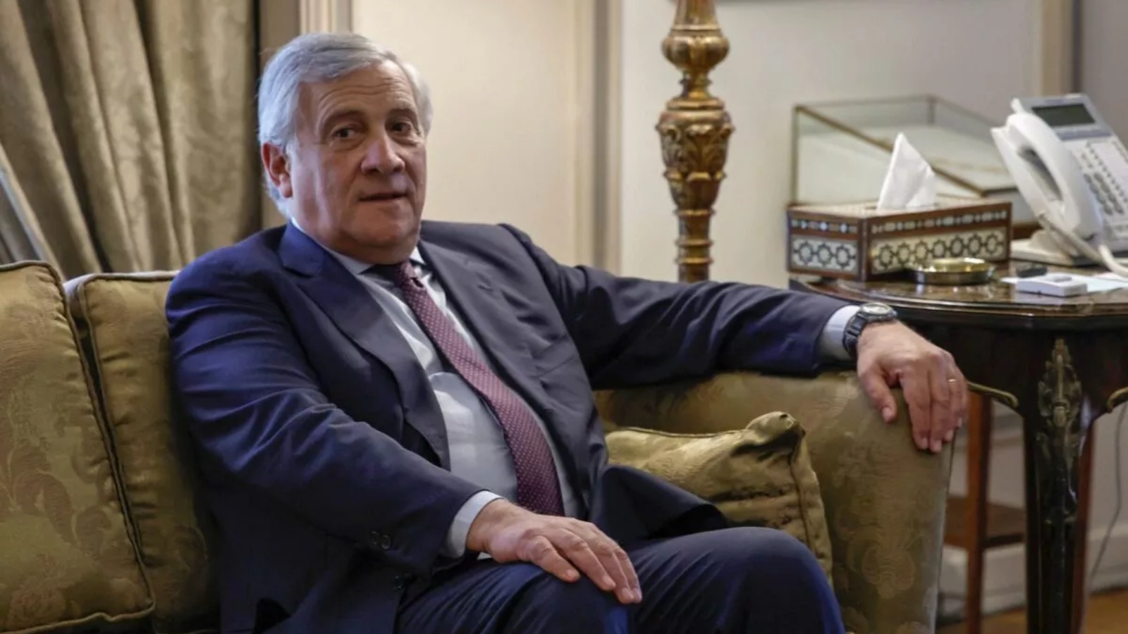 وزير خارجية إيطاليا أنطونيو تاياني