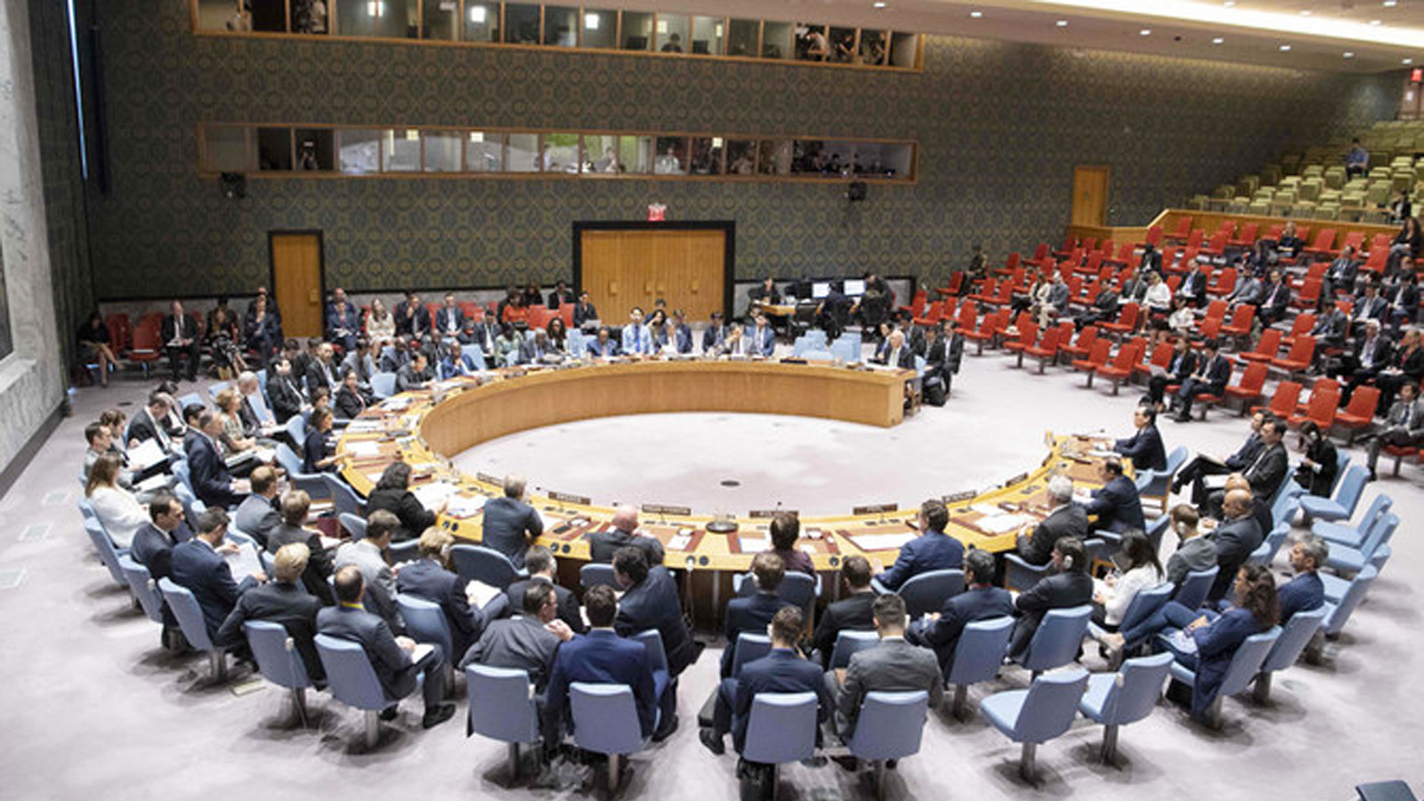 لقطة من اجتماع مجلس الأمن الدولي