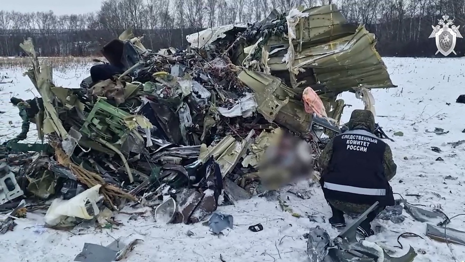 حادث تحطّم طائرة نقل عسكرية في منطقة حدودية روسية
