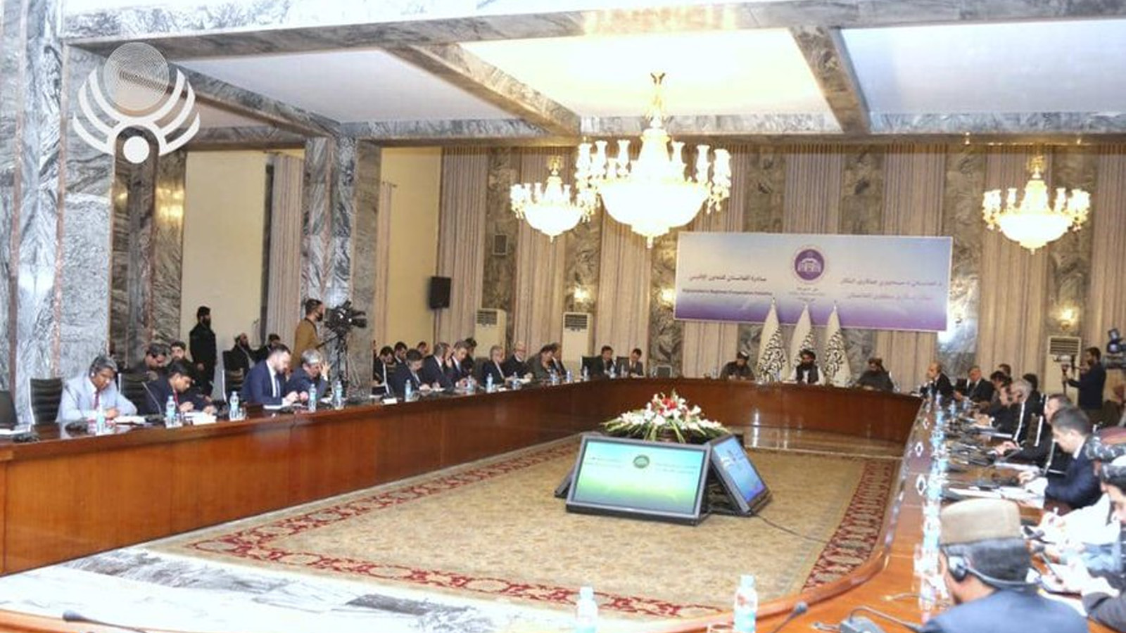 صورة للمؤتمر الذي عُقِد في أفغانستان نشرتها صفحة الامارة الاسلامية على منصة X