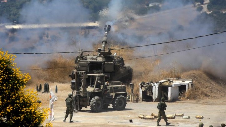 دبابة إسرائيلية تقصف جنوب لبنان