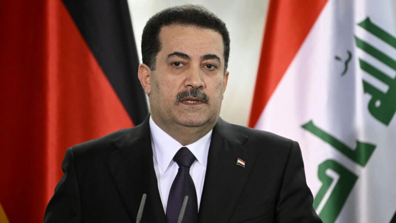 رئيس الوزراء العراقي خلال زيارته إلى برلين، في 13 كانون الثاني (يناير) 2023