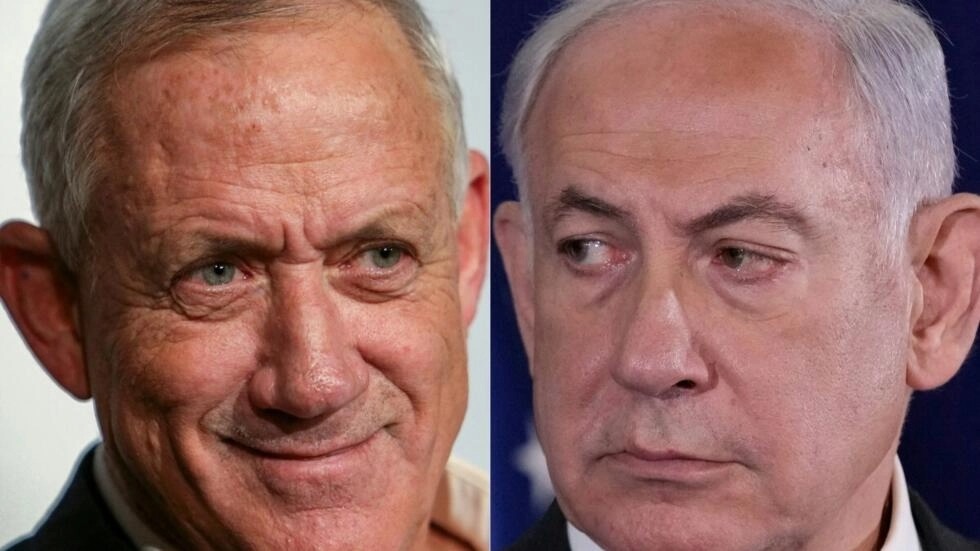 الخلافات تزداد حدة بين رئيس الوزراء الإسرائيلي بنيامين نتانياهو والزعيم الوسطي بيني غانتس