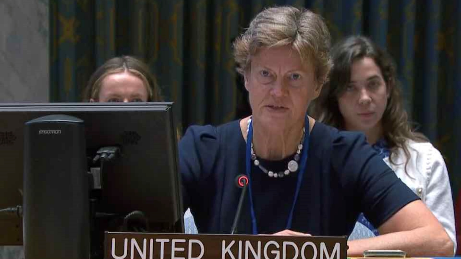 السفيرة البريطانية في الأمم المتحدة باربرا وودوارد