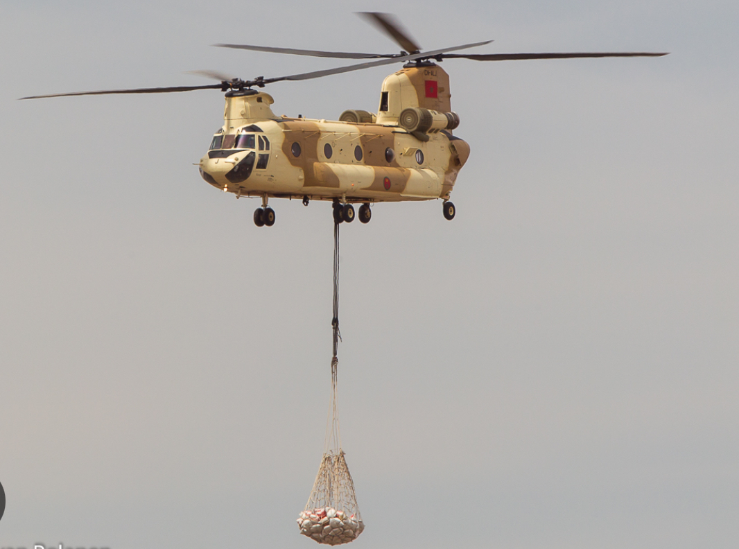 طائرة مروحية من القوات الملكية الجوية المغربية ‎