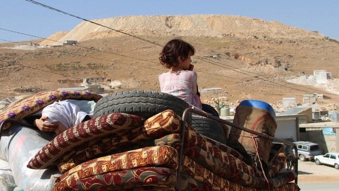 لاجئون سوريون غير شرعيين وصلوا البقاع اللبناني بعد رحلة مكلفة ومضنية