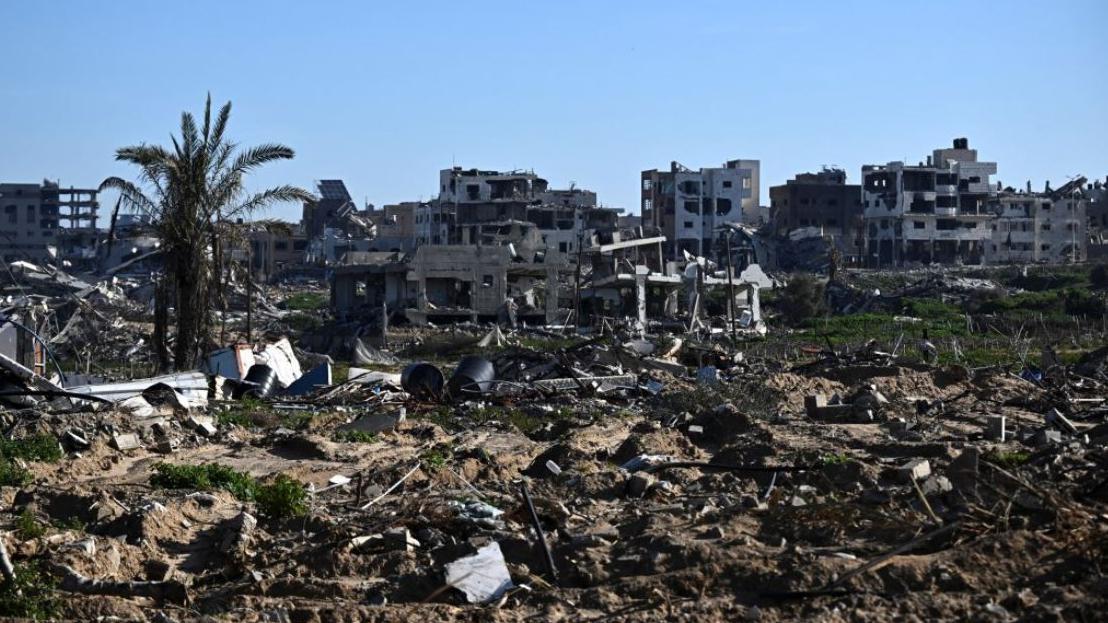 مبانٍ دمرها القصف الإسرائيلي في غزة - 8 شباط (فبراير) 2024