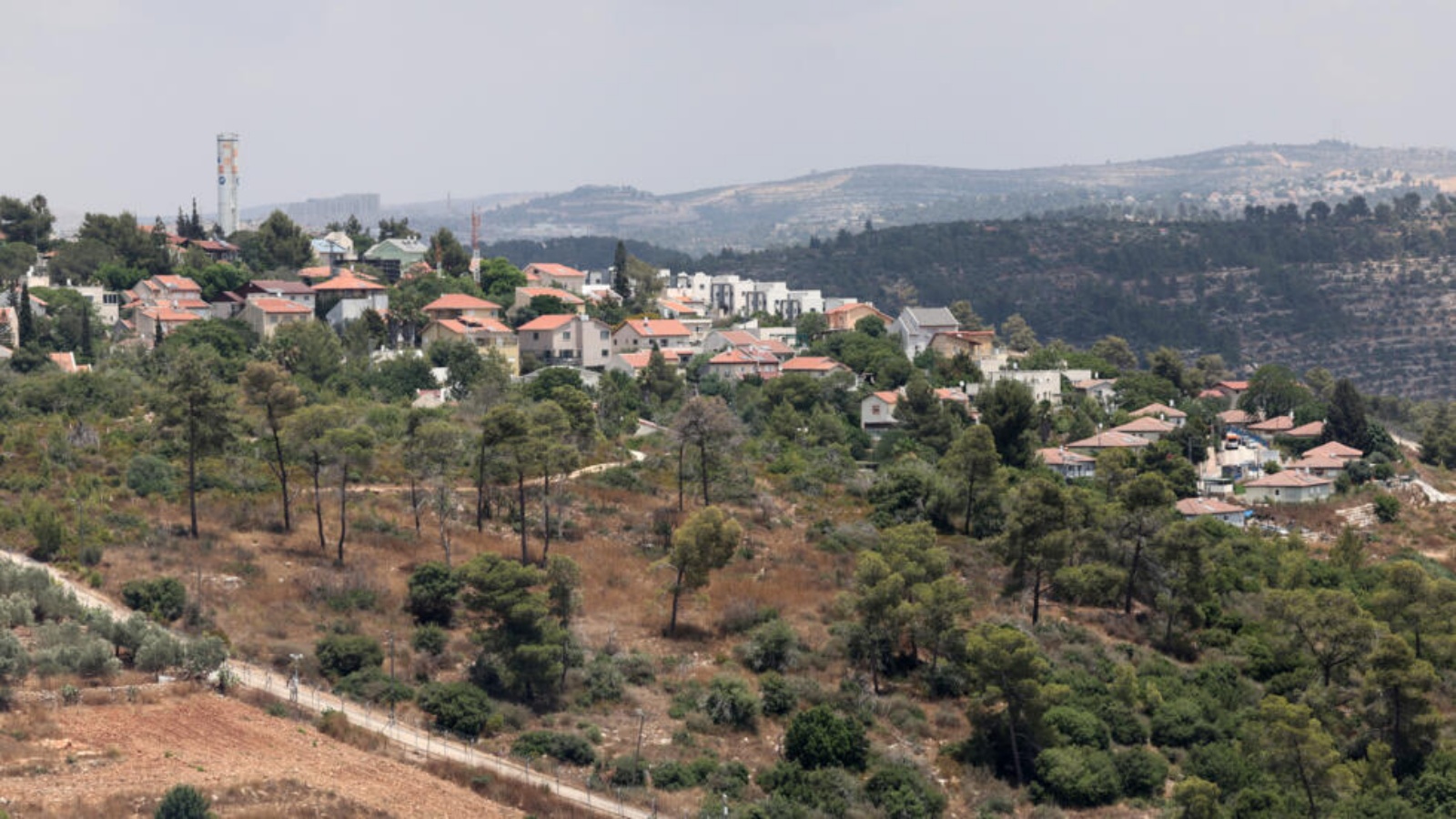 لقطة لمستوطنة حلميش في الضفة الغربية بتاريخ 10 تموز (يوليو) 2023 
