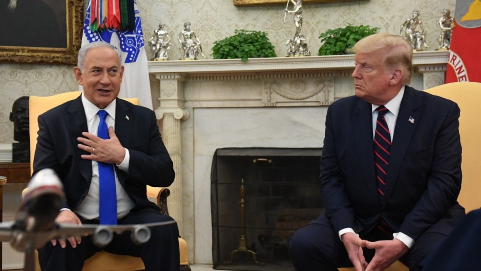 الرئيس الأميركي السابق دونالد ترامب ورئيس الوزراء الإسرائيلي بنيامين نتانياهو (أرشيفية)