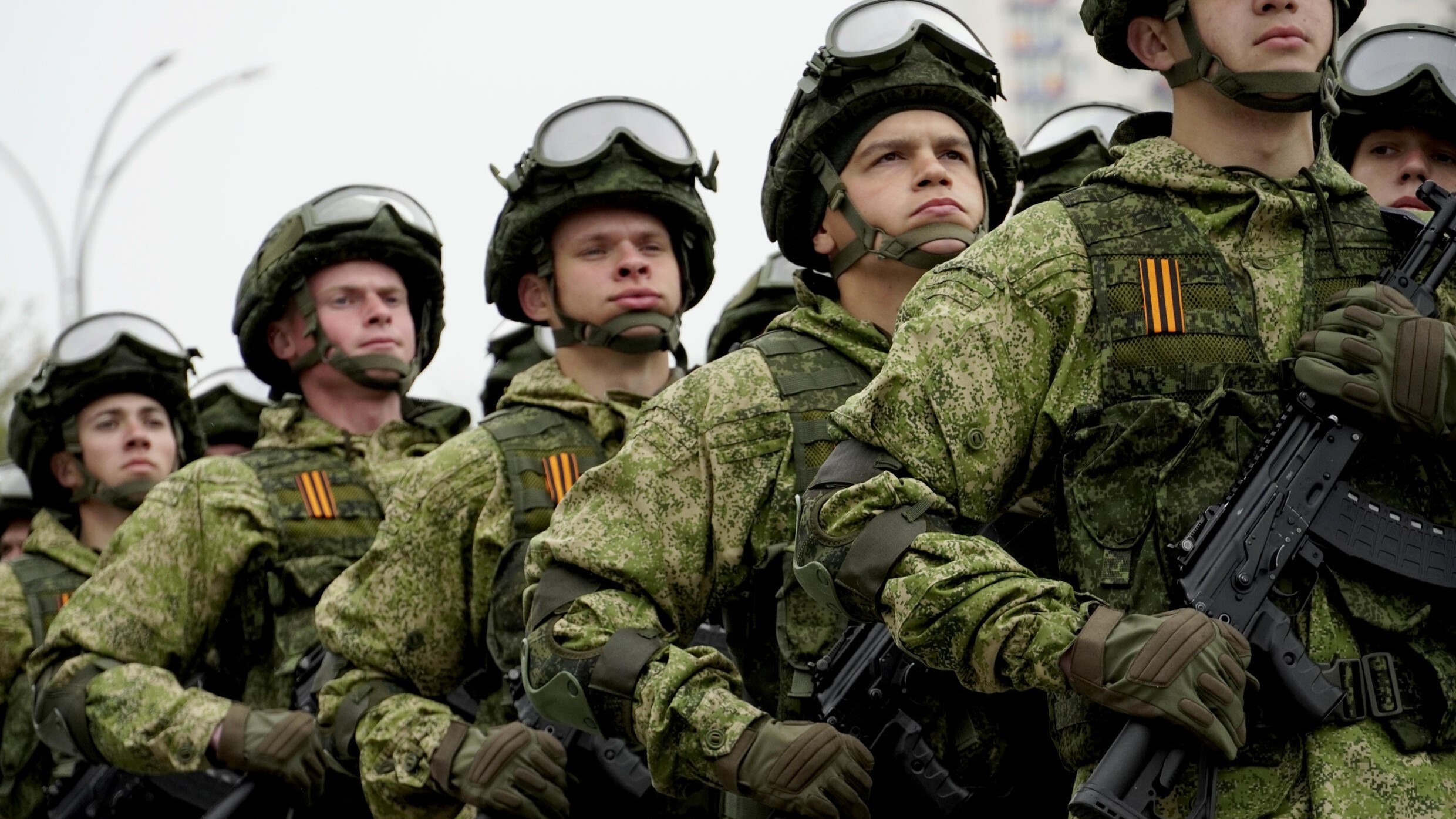عرض عسكري لجنود روس في التاسع من مايو 2023