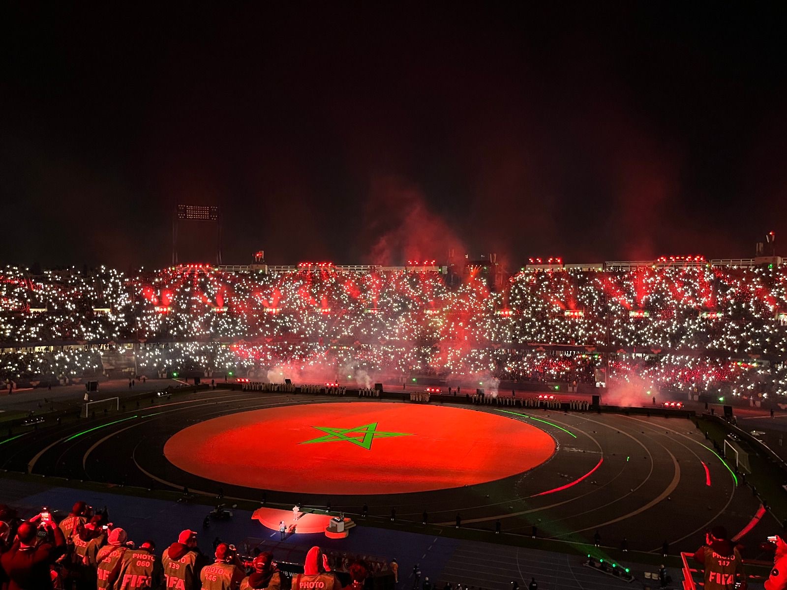 حفل افتتاح كأس العالم للأندية الذي احتضنه المغرب سنة 2023 كأفضل 