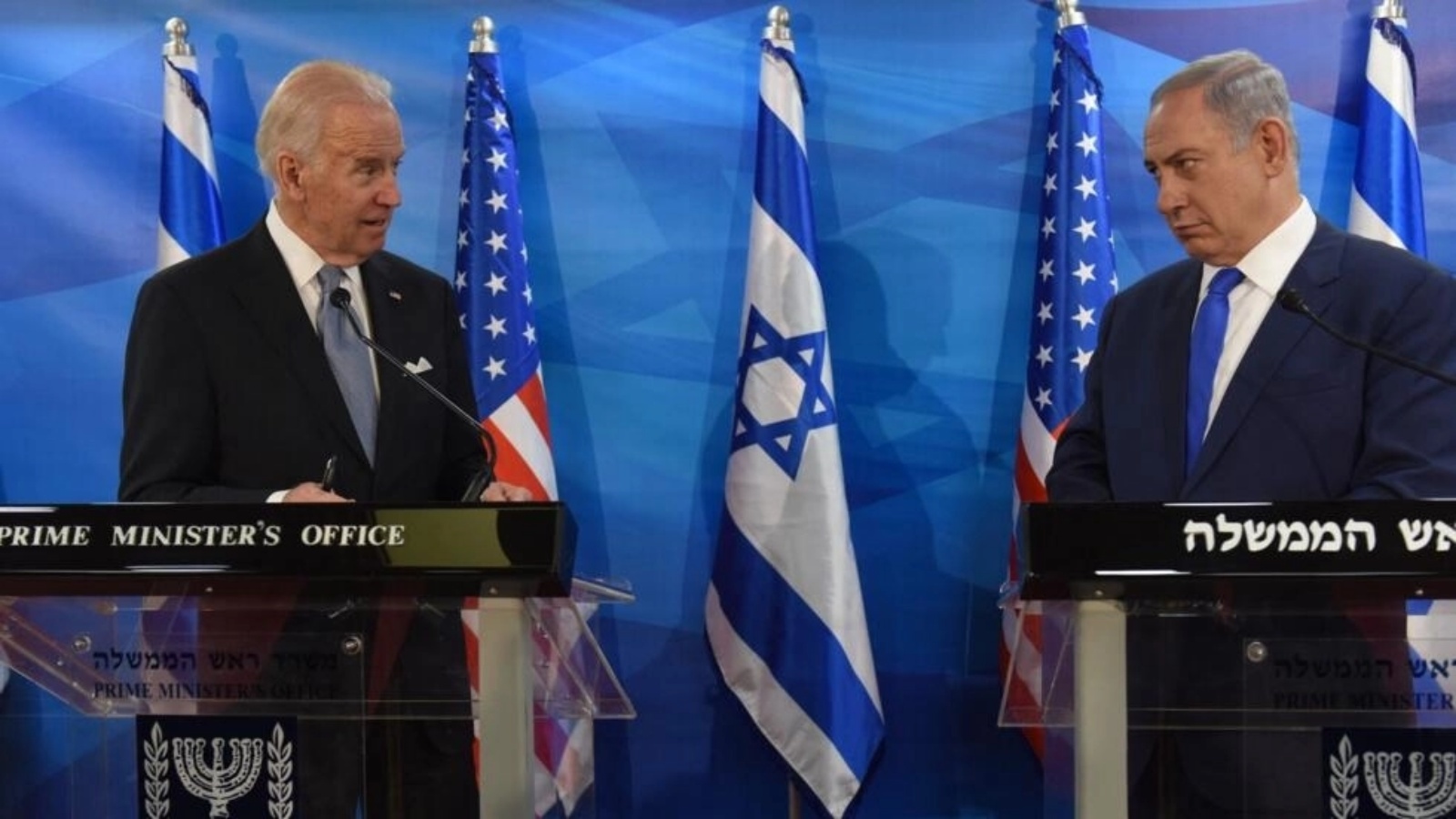 الرئيس الأميركي جو بايدن ورئيس الوزراء الإسرائيلي بنيامين نتانياهو الرئيس (أرشيفية)