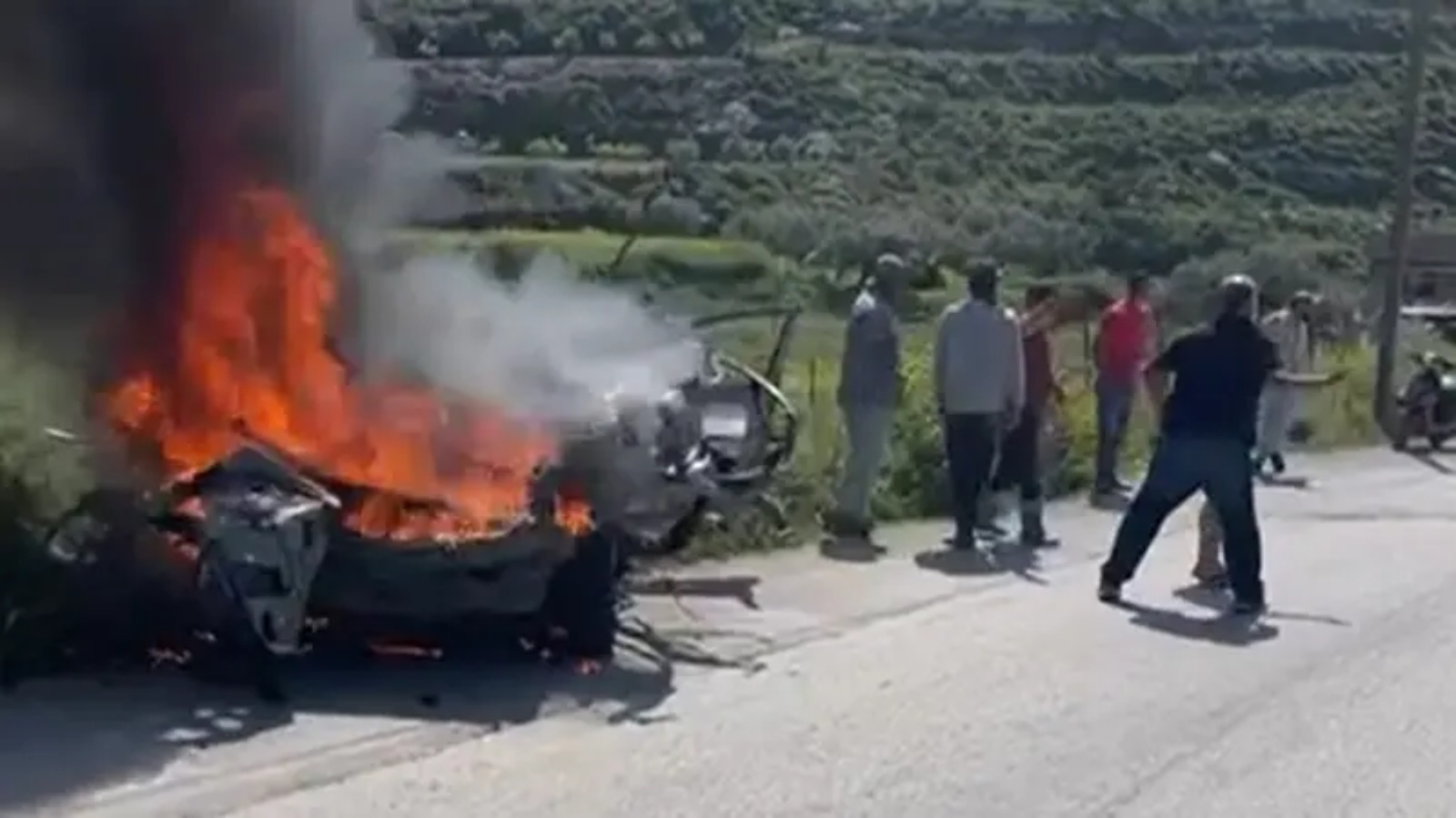 غارة إسرائيلية استهدفت سيارة قائد ميداني من 