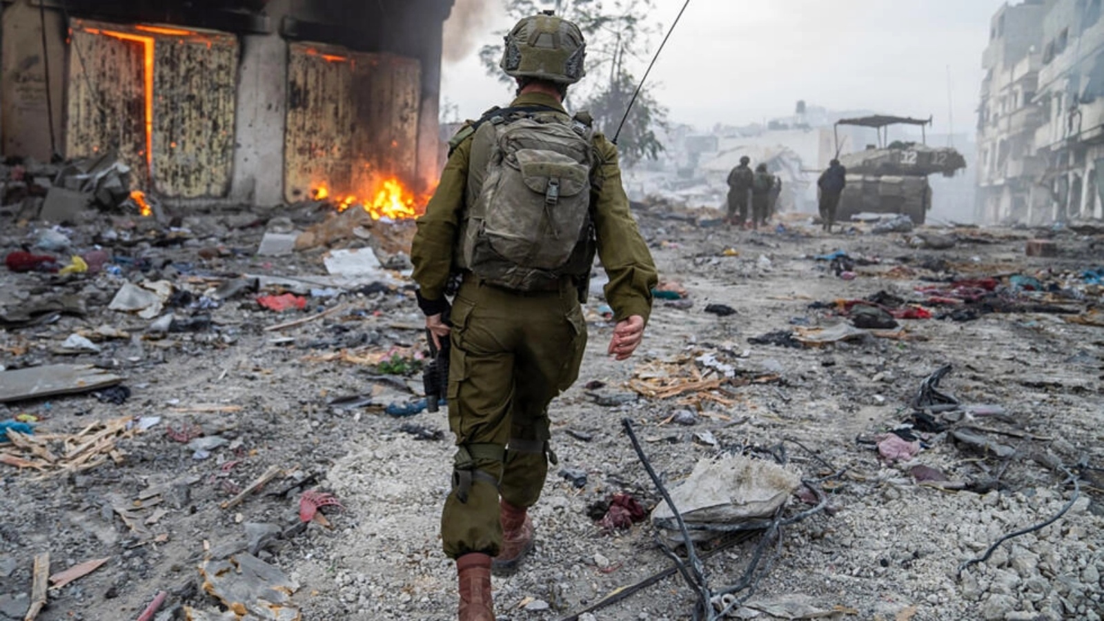 جندي إسرائيلي في قطاع غزة، وسط معارك مستمرة بين إسرائيل وحماس