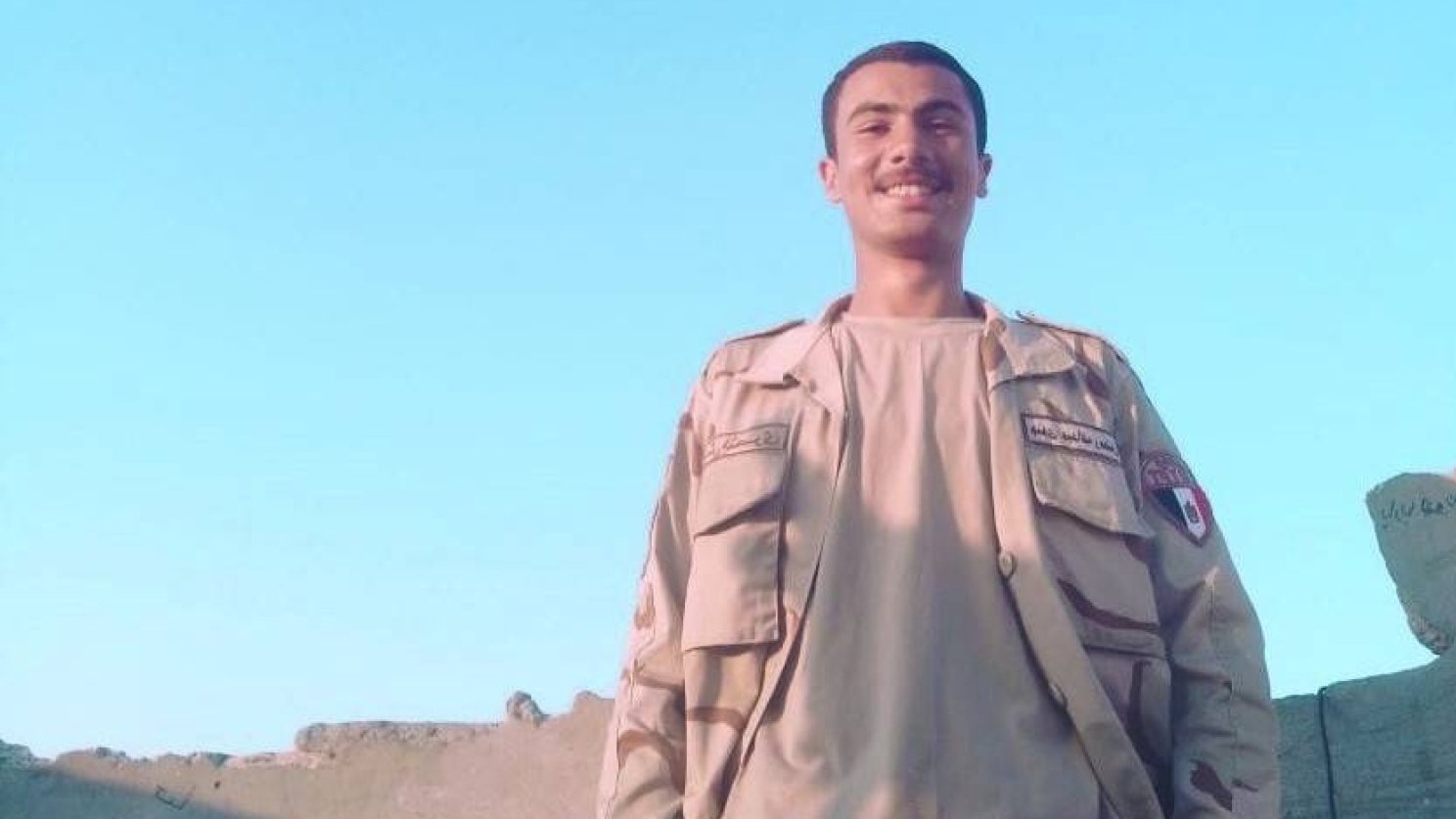 الجندي المصري عبدالله رمضان الذي قتل في اشتباكات مصرية اسرائيلية في رفح