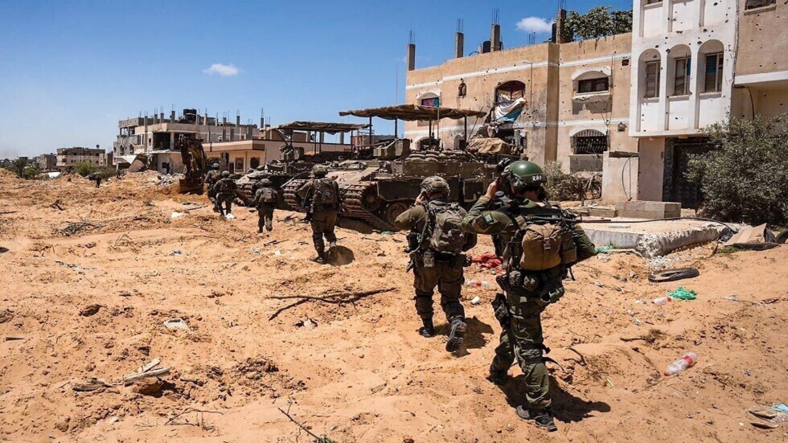 جنود إسرائيليون خلال مواجهات في قطاع غزة