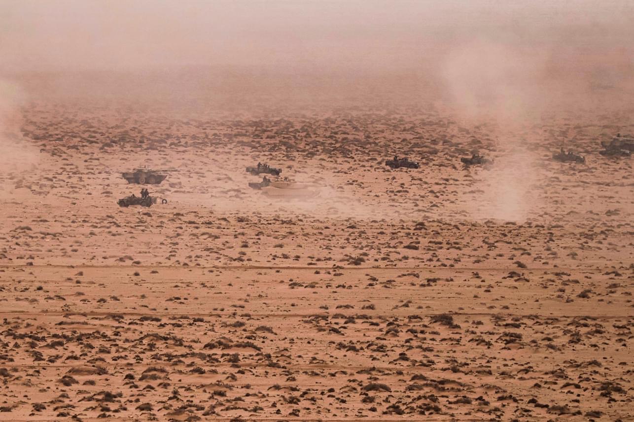 جانب من المناورات البرية ل’’الاسد الافريقي 2024’’
