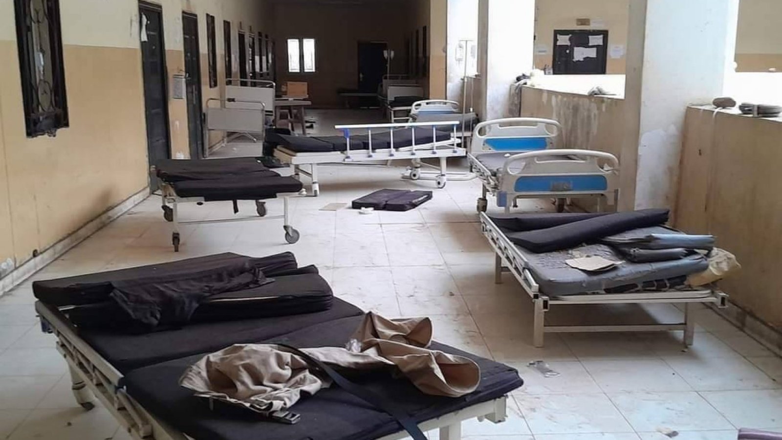 مستشفى مدينة الفاشر بعد هجوم لـ