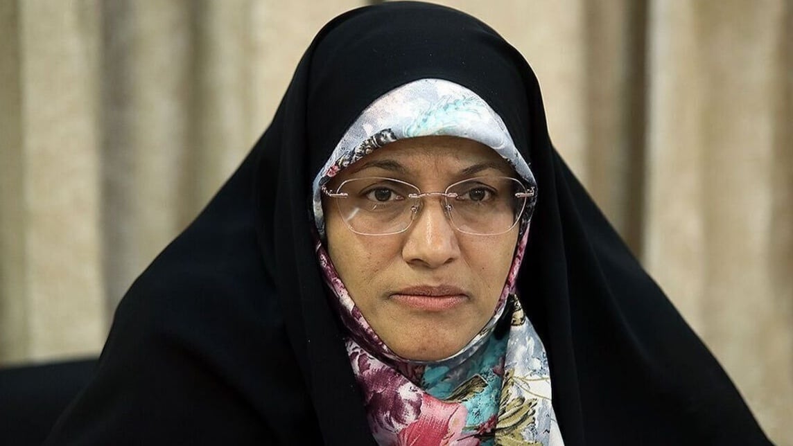 زهرة اللهيان انسحبت من سباق الترشح للرئاسة الإيرانية