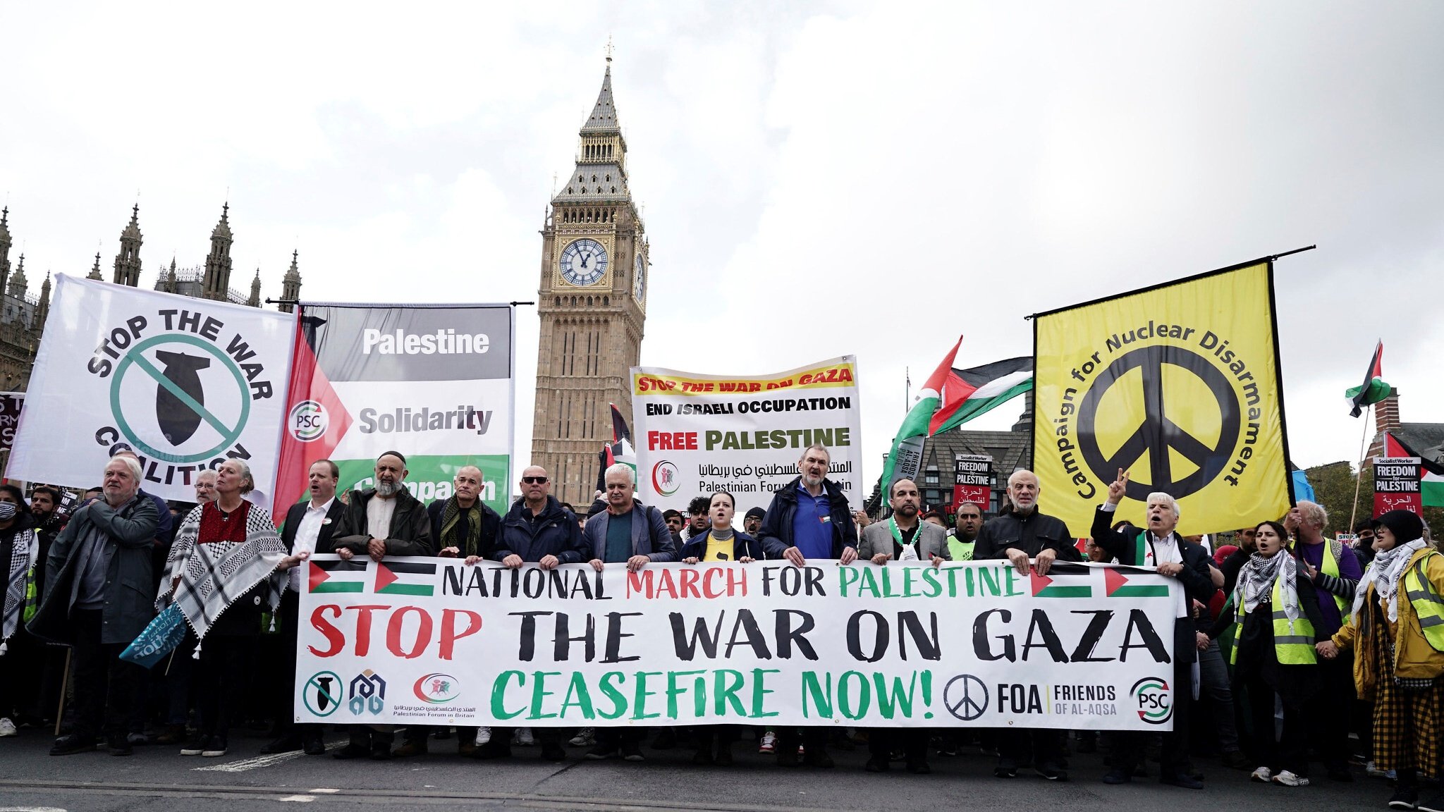 المطالبات بوقف الحرب على غزة لم تتوقف 