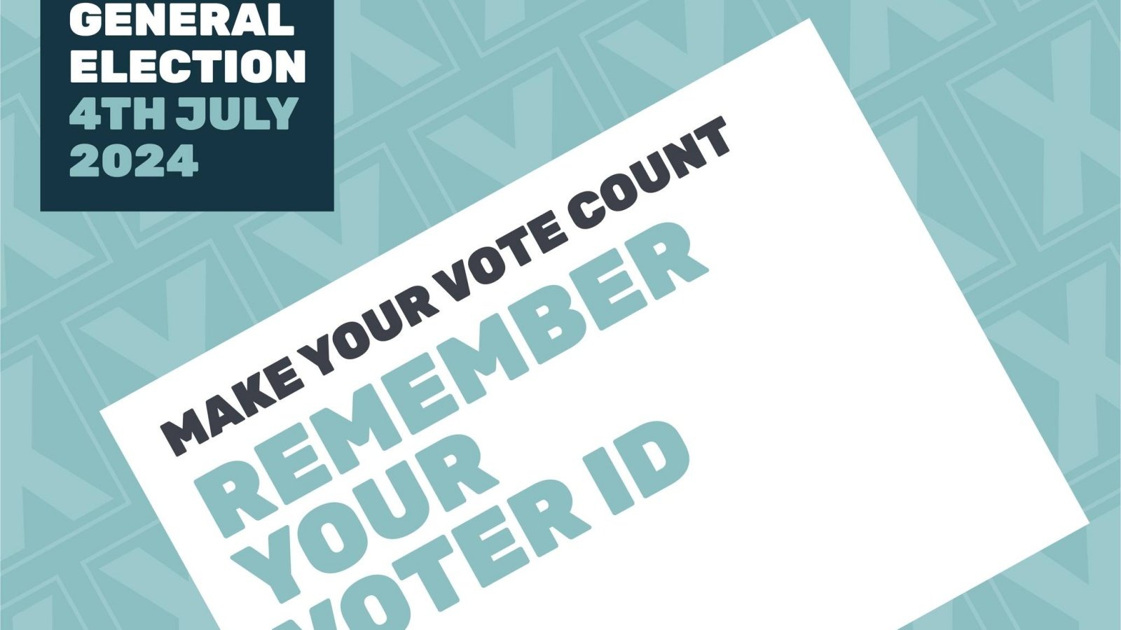 أحد الإشعارات الموجهة للمناخبين لاحضار بطاقات الهوية لمراكز الاقتراع