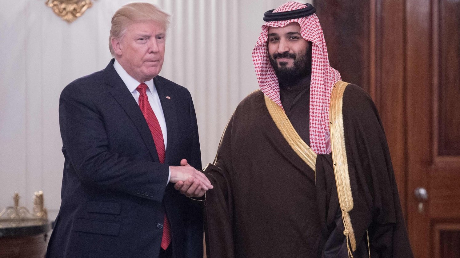 ولي العهد السعودي الأمير محمد بن سلمان ودونالد ترامب العائد لتولي الرئاسة الأميركية