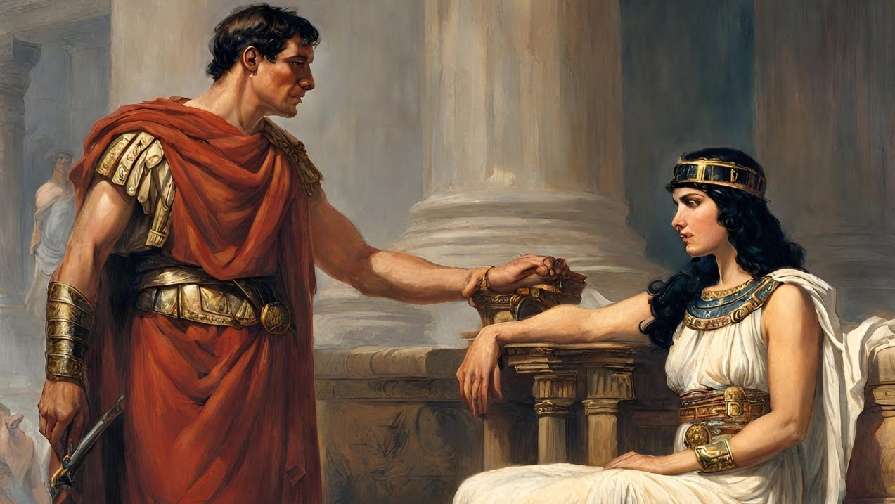 كليوباترا ومارك أنطونيو.. سر يفيض سحراً تحتفظ به الأسكندرية