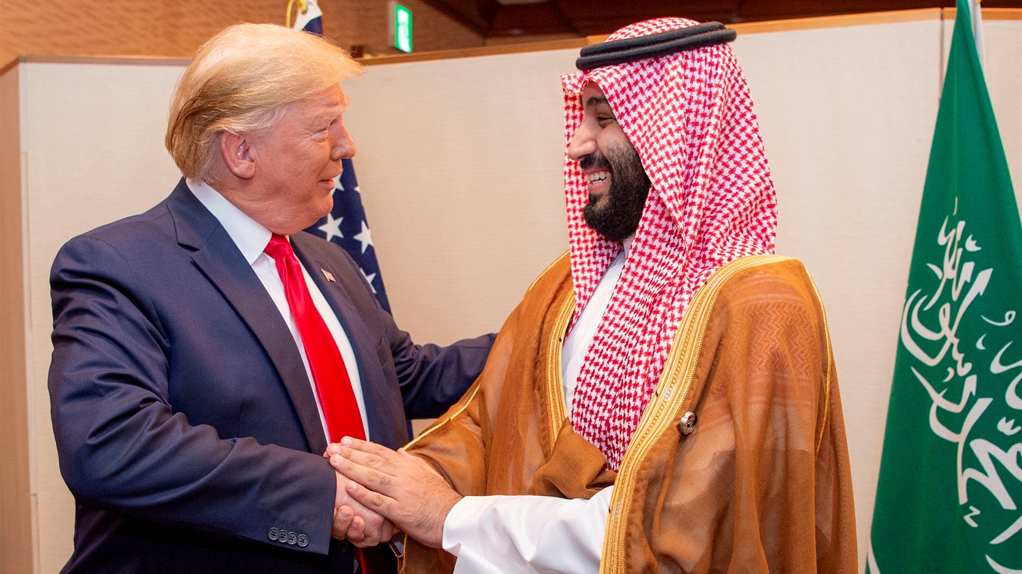 ولي العهد السعودي الأمير محمد بن سلمان والرئيس الأميركي دونالد ترامب