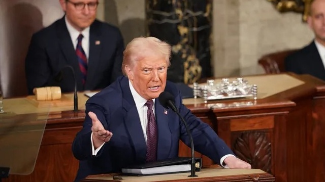 ترامب ألقى أطول خطاب لرئيس أميركي أمام الكونغرس