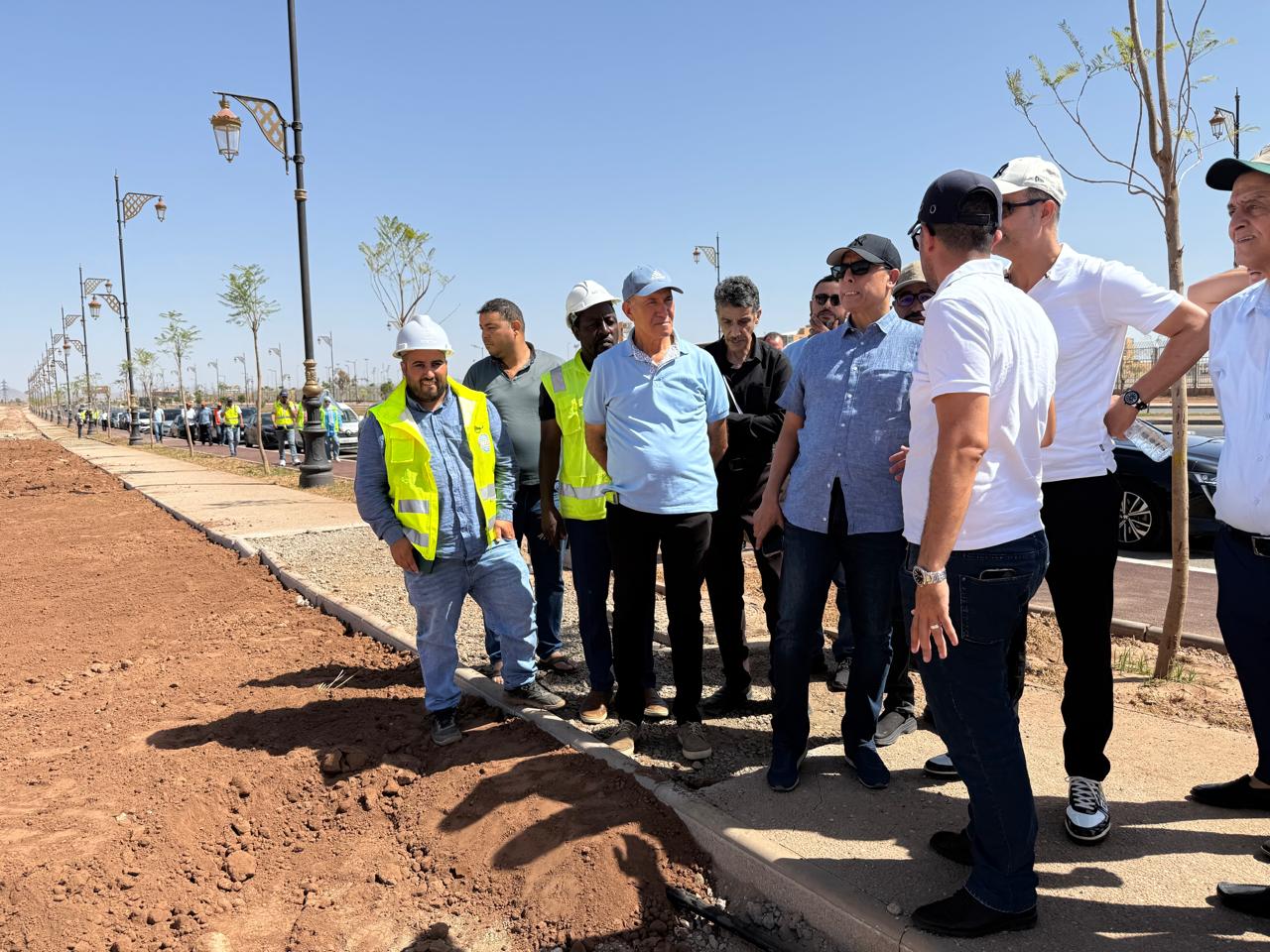 والي مراكش بالنيابة يتفقد الاوراس الكبرى في المدينة 