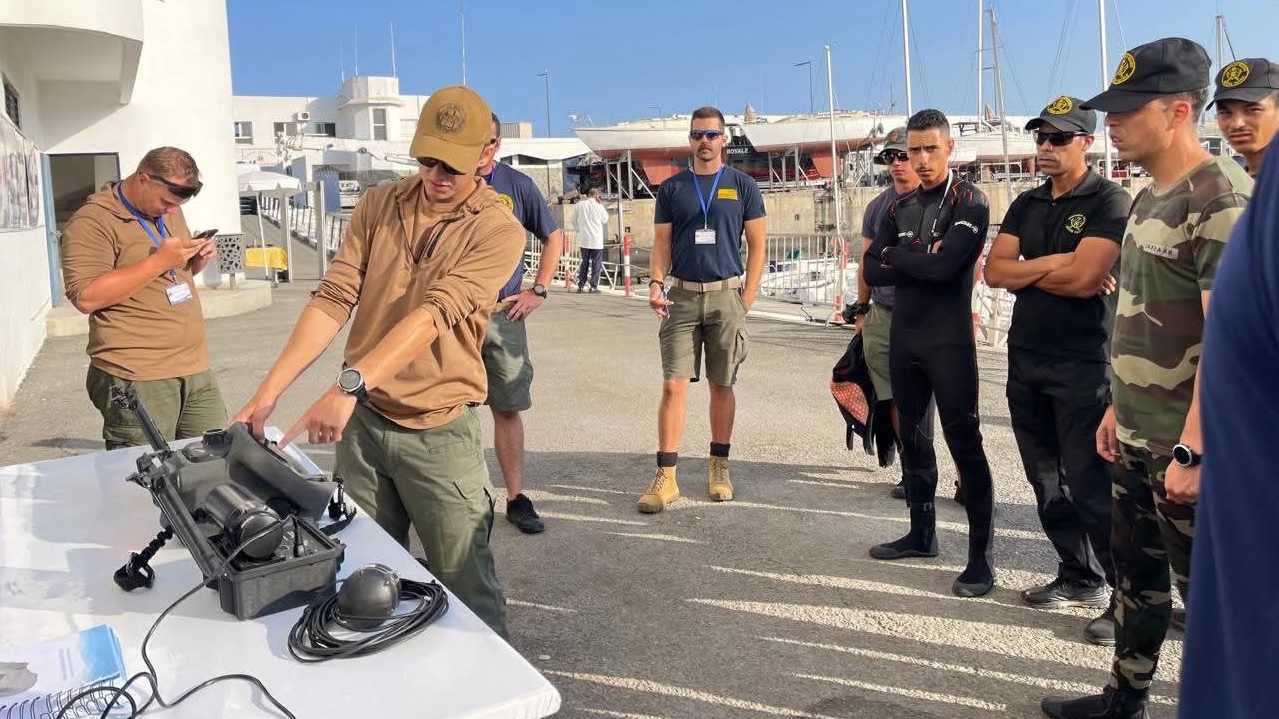 تمرين عسكري امريكي مغربي بميناء الدار البيضاء