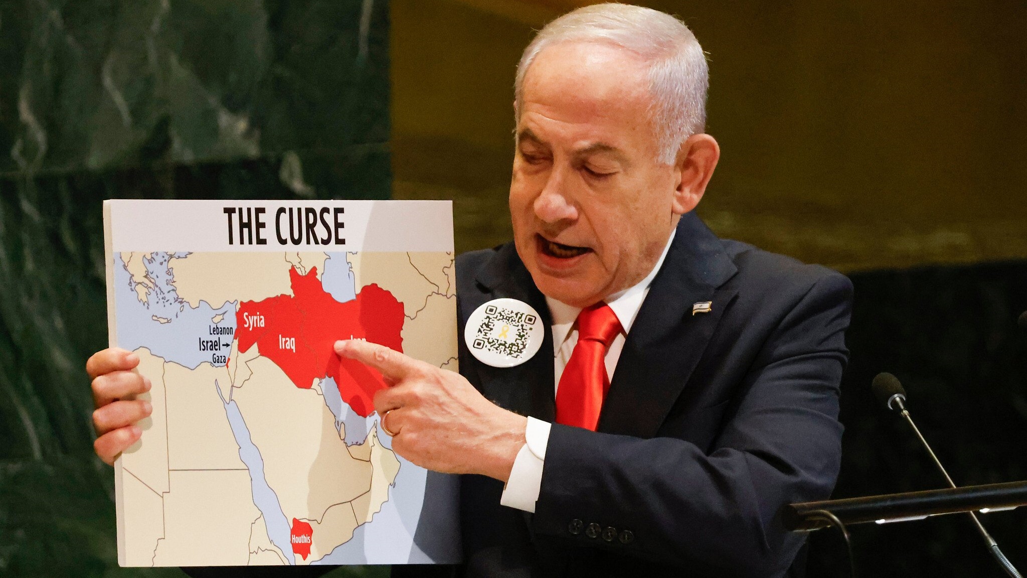 رئيس وزراء إسرائيل بنيامين نتانياهو في الأمم المتحدة