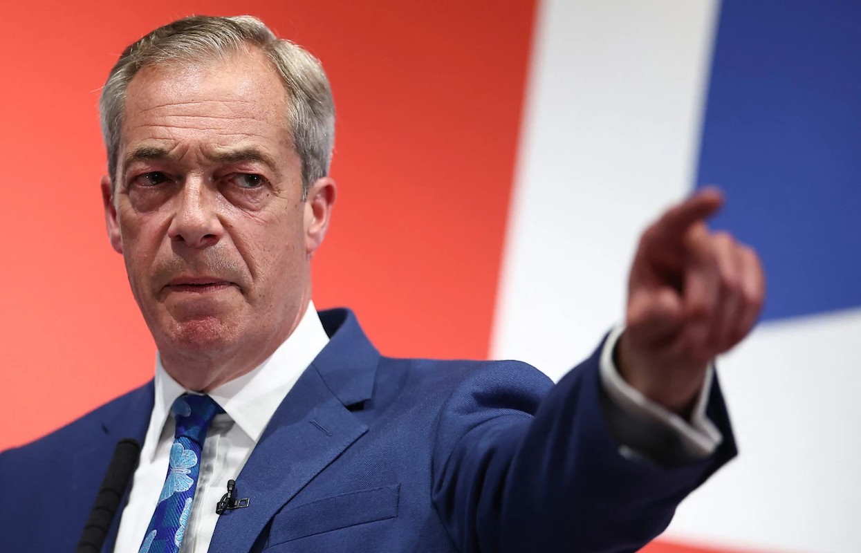 نايجل فاراج زعيم حزب الاصلاح البريطاني 