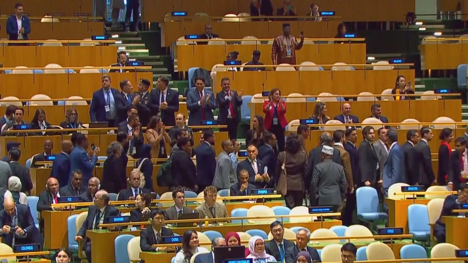 انسحاب جماعي خلال كلمة نتانياهو في الأمم المتحدة