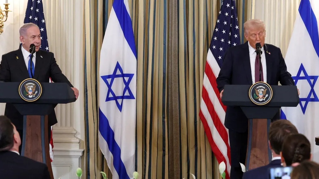 الرئيس الأميركي دونالد ترامب ورئيس الوزراء الإسرائيلي بنيامين نتانياهو