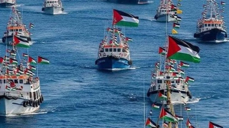 أسطول الصمود يقترب من غزة