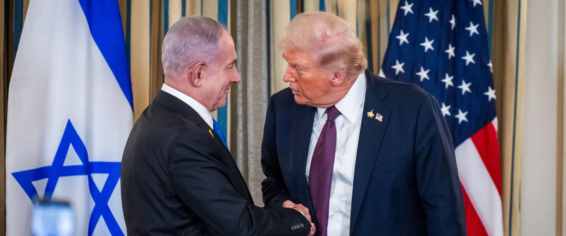 ترامب ونتانياهو في لقاء سابق