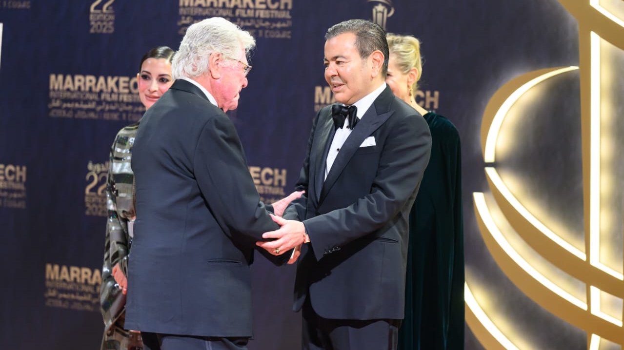 الأمير مولاي رشيد خلا استقباله للفنان حسين فهمي قبيل حفل العشاء