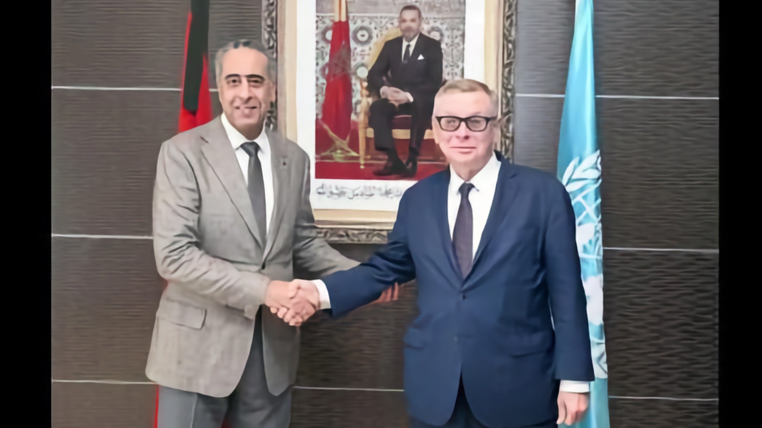 حموشي لدى استقباله الامين العام المساعد الجديد للمكتب الامني لمكافحة الارهاب