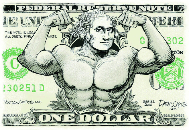 الدولار مرتفع القيمة عقبة كبيرة أمام «أمريكا أولا»